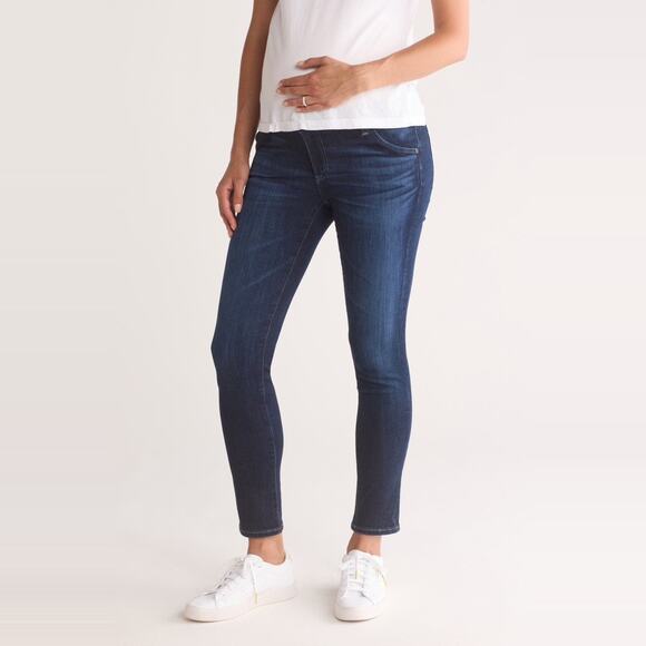 AG Adriano Goldschmied Maternity Prima Cigarette Leg Ankle Jeans size 28 R - Picture 1 of 16